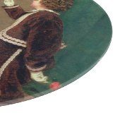 Vintage klassische Malerei mit Viktorianischen Kin Schneidebrett (Ecke)