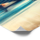 Vintage, klassische Ölgemälde Poster (Ecke)