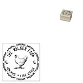 Vintage Klassische ⎢ Personalisiertes Ei Gummi Bri Gummistempel (Stempel)