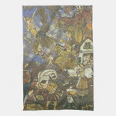 Vintage klassische Storybook-Charaktere, Edmund Du Geschirrtuch (Vertikal)