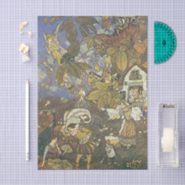 Vintage klassische Storybook-Charaktere, Edmund Du Seidenpapier