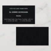 Vintage, klassische und traditionelle Visitenkarte (Vorne/Hinten)