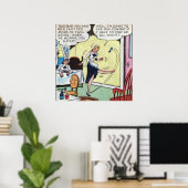 Vintage klassischer Comic Poster (Heimbüro)