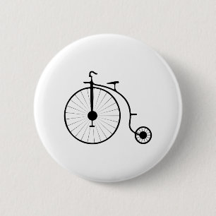 Vintage Klassisches Hochrad Fahrrad Penny-farthing Button