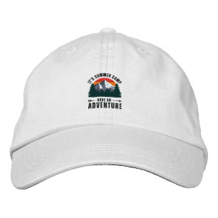 Vintage Klassisches Retro-Camping-Abenteuer-Gebirg Bestickte Baseballkappe