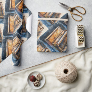 Vintage Klaviermusik im Watercolor-Stil Geschenkpapier