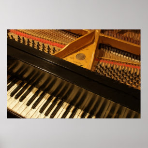 Vintage Klaviertastatur Poster