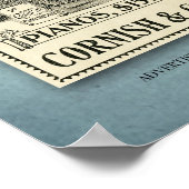 Vintage Klavierwerbung Poster (Ecke)