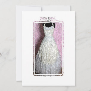 Vintage-Kleid Einladung