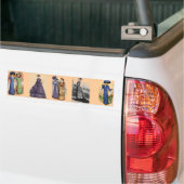 Vintage Kleider Autoaufkleber (Auf Lkw)