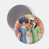 Vintage Kleider Magnet (Vorderseite/Rückseite)