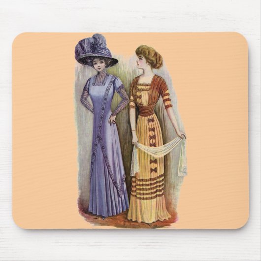 Vintage Kleider Mousepad (Vorne)