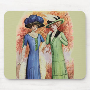Vintage Kleider Mousepad