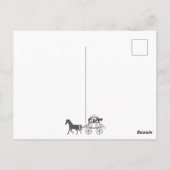 Vintage Kleider Postkarte (Rückseite)