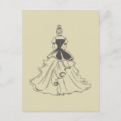 Vintage Kleider Postkarte (Vorderseite)