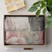 Vintage Kleiderbügel und rosa Rosen Seidenpapier (Geschenk)