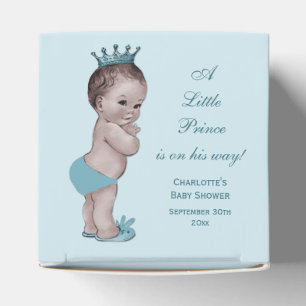 Vintage kleine Dusche Prinz-Baby danken Ihnen Geschenkschachtel