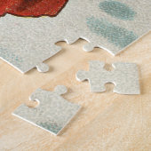 Vintage kleine Mädchen mit Parzellen Puzzle (Seite)