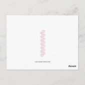 Vintage kleine Vögel Tweet Valentines Postkarte (Rückseite)