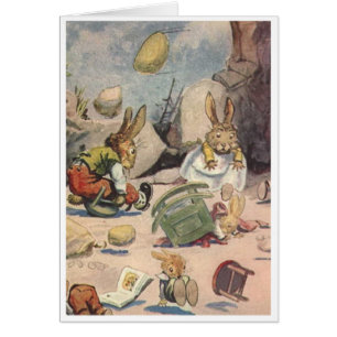 Vintage - Kleiner sonniger Hase,