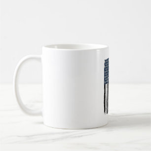 Vintage Kleines Busfahrer-Flag-Shirt-Design_1 Kaffeetasse