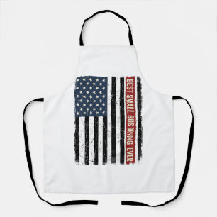 Vintage Kleines Busfahrer-Flag-Shirt Design_1 Schürze