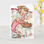 Vintage kleines karte (Gelbe Blume)