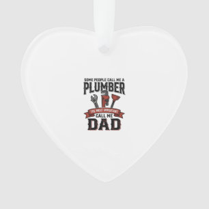 Vintage Klempner-Vater-Gravur-Shirt-Design_1 Ornament