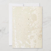 Vintage Klempnerei und Efeu-Hochzeit in Beige Einladung (Rückseite)