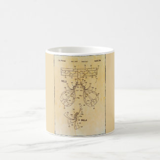 Vintage-Klettergurt-Patentdruck-Tasse Kaffeetasse