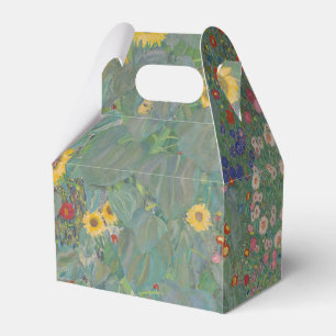 Vintage Klimt Bauerngarten Sonnenblumen Blumengemä Geschenkschachtel