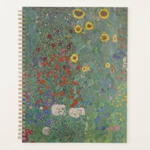 Vintage Klimt Bauerngarten Sonnenblumen Florale Ku Planer