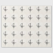 Vintage Klinge-Griff-Rüstungs-mittelalterliche Geschenkpapier (Flach)