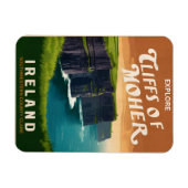 Vintage Klippen, Irland Naturgeschenke Magnet (Horizontal)