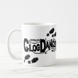 Vintage Klotz-Tänzer-Verstopfung Kaffeetasse