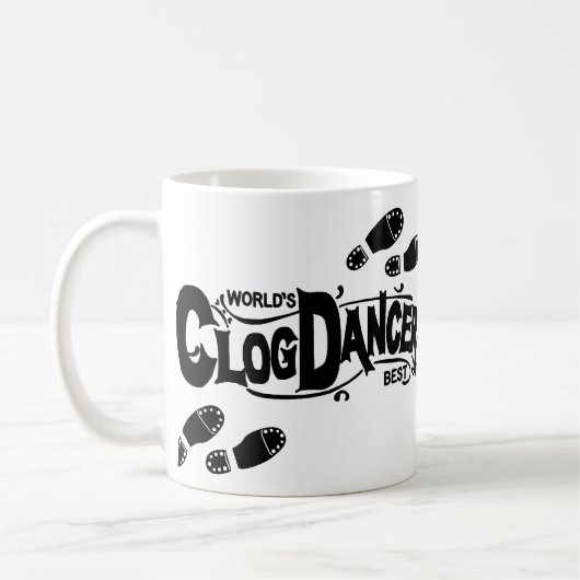 Vintage Klotz-Tänzer-Verstopfung Kaffeetasse (Links)