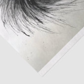 Vintage Kniehöhe Aquarelltönung Seidenpapier (Ausschnitt)