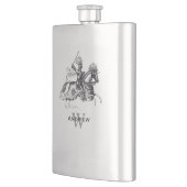 Vintage Knight Custom Flask Flachmann (Links)