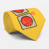 Vintage Knopf-Krawatte Krawatte (Gerollt)