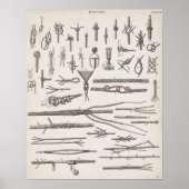 Vintage Knoten Poster (Vorne)