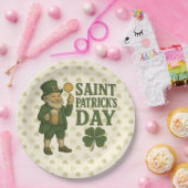 Vintage, Kobold St. Patrick's Day Pappteller (Party)