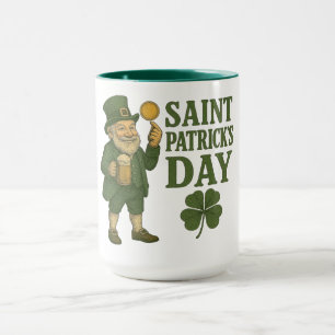 Vintage, Kobold St. Patrick's Day  Tasse