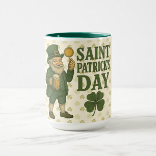 Vintage, Kobold St. Patrick's Day  Tasse