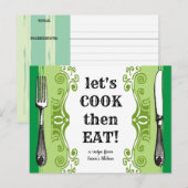 Vintage Kochkarte Postkarte (Vorne/Hinten)