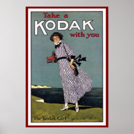 Vintage Kodak-Fotografie Poster
