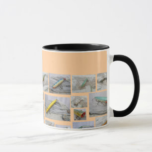 Vintage Köder-Flecken der Bild-Tasse Tasse