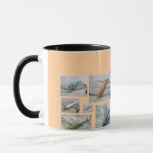 Vintage Köder-Flecken der Bild-Tasse Tasse (Links)