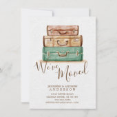 Vintage Koffer | Ankündigung der Beförderung (Vorderseite)