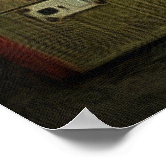 Vintage Koffer Poster (Ecke)