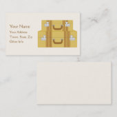 Vintage Koffer Visitenkarte (Vorne/Hinten)